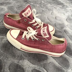 Maroon Fuchsia Converse All Star Chucks Sneakers